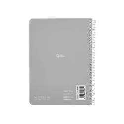 Cuaderno espiral liderpapel a5 smart tapa blanda 80h 75gr cuadro 6mm con margen colores surtidos