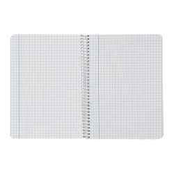 Cuaderno espiral liderpapel a5 smart tapa blanda 80h 75gr cuadro 6mm con margen colores surtidos