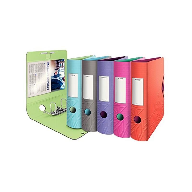 Archivador leitz active urban chic a4 polipropileno colores surtidos lomo 82 mm