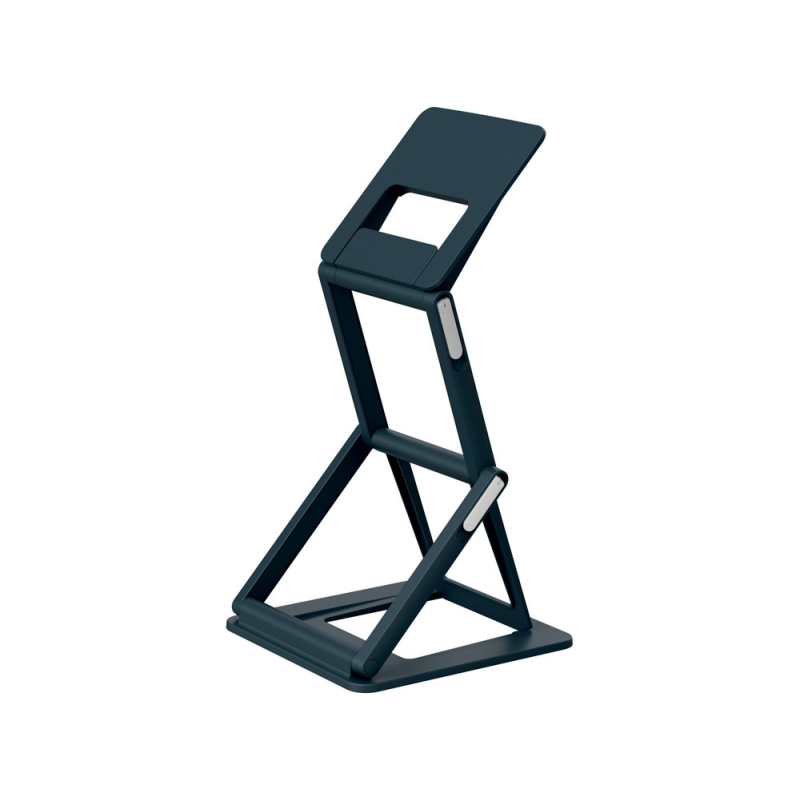 Soporte leitz ergo 2 en 1 para portatil hasta 17/' ajustable 5 alturas color gris oscuro 315x47x310 mm