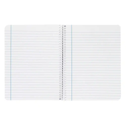 Cuaderno espiral liderpapel din a5 smart tapa blanda 80h 75gr horizontal 8mm con margen colores surtidos