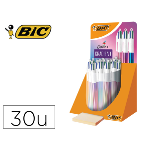Boligrafo bic cuatro...