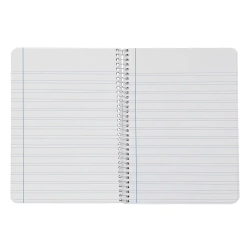 Cuaderno espiral liderpapel a5 smart tapa blanda 80h 75gr pauta 3,5mm con margen colores surtidos