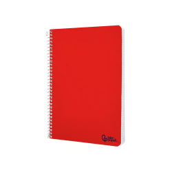 Cuaderno espiral liderpapel a5 smart tapa blanda 80h 75gr pauta 2,5mm con margen colores surtidos