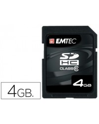 MEMORIA EMTEC FLASH SD 4GB...