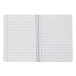 Cuaderno espiral liderpapel a5 smart tapa blanda 80h 75gr pauta 2,5mm con margen colores surtidos