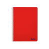 Cuaderno espiral liderpapel a5 smart tapa blanda 80h 75gr milimetrado 2mm colores surtidos