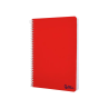 Cuaderno espiral liderpapel a5 smart tapa blanda 80h 75gr milimetrado 2mm colores surtidos
