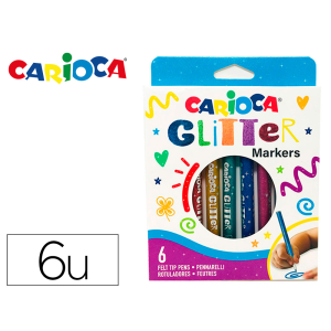 Rotulador carioca glitter...