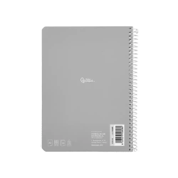 Cuaderno espiral liderpapel a5 smart tapa blanda 80h 75gr rayado nº46 colores surtidos