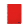 Cuaderno espiral liderpapel din a5 smart tapa blanda 80h 75gr rayado montessori 3,5mm colores surtidos
