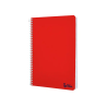 Cuaderno espiral liderpapel din a5 smart tapa blanda 80h 75gr rayado montessori 3,5mm colores surtidos