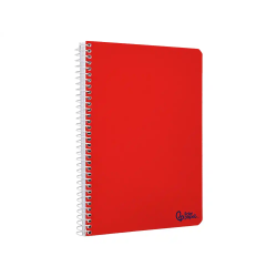 Cuaderno espiral liderpapel a5 smart tapa blanda 80h 75gr rayado montessori 5mm colores surtidos