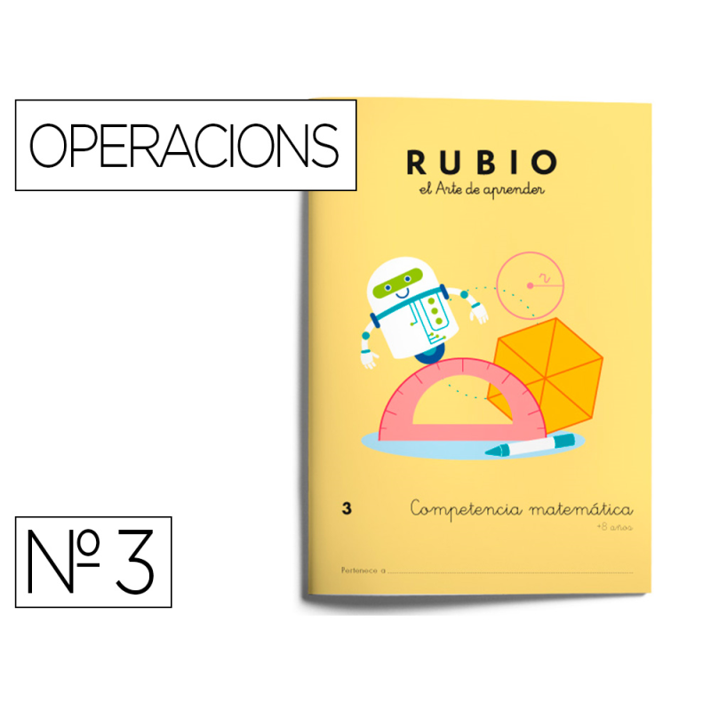 Cuaderno rubio competencia matematica nº3
