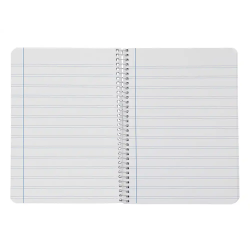 Cuaderno espiral liderpapel a5 smart tapa blanda 80h 75gr rayado montessori 5mm colores surtidos