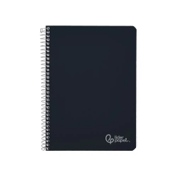 Cuaderno espiral liderpapel a5 witty tapa dura 80h 90gr cuadro 4mm con margen color negro