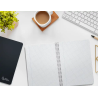 Cuaderno espiral liderpapel a5 witty tapa dura 80h 90gr cuadro 4mm con margen color negro