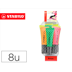 Rotulador stabilo neon 72...