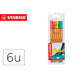 Rotulador stabilo punta de...