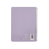 Cuaderno espiral liderpapel a5 witty tapa dura 80h 90gr cuadro 4mm con margen color violeta