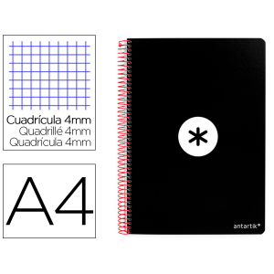 Cuaderno espiral a4...