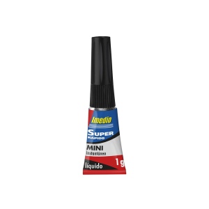 Pegamento imedio super rapido adhesivo instantaneo bote de 1 gr blister de 3 unidades