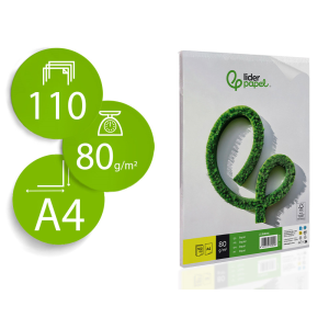 Papel liderpapel a4 8og/m2...