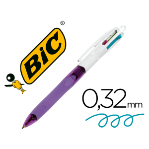 Boligrafo bic cuatro...