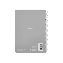 Cuaderno espiral liderpapel a5 witty tapa dura 80h 90gr cuadro 5mm con margen colores surtidos