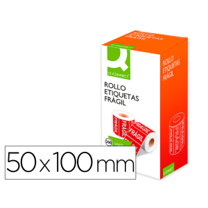 Etiqueta q-connect fragil...