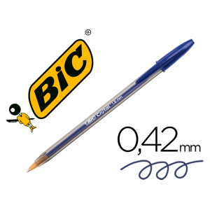 Boligrafo bic cristal...