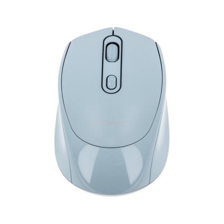 Raton q-connect optico inalambrico dpi 800/1200/1600 receptor usb 2,4 ghz azul claro
