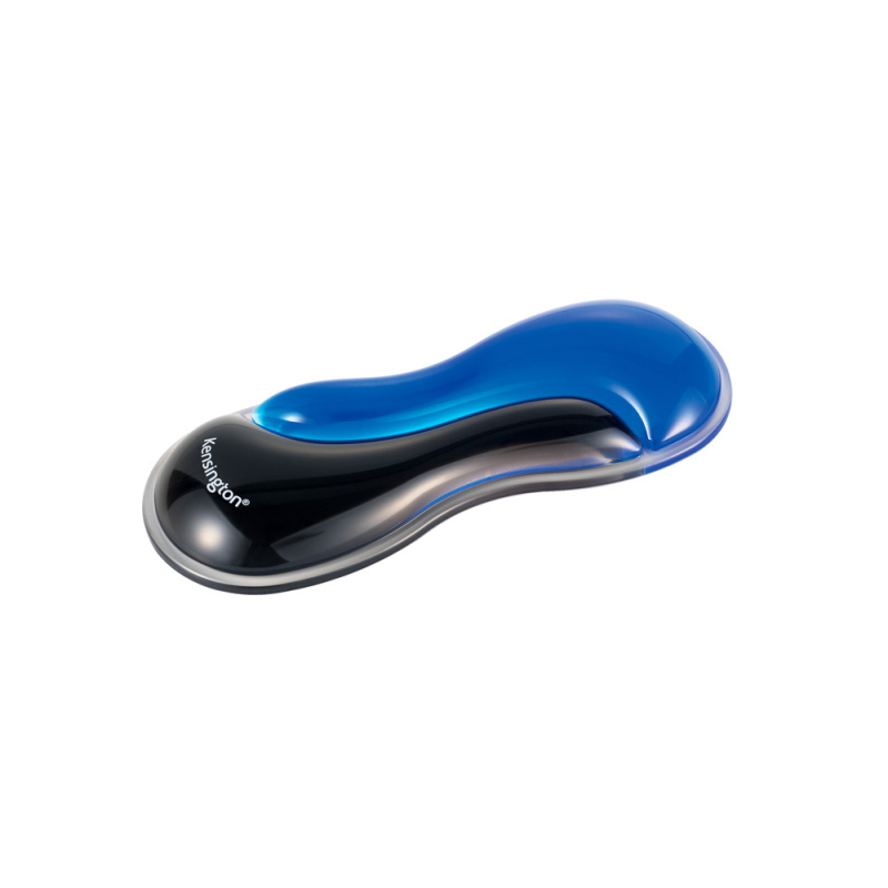Reposamuñecas kensington duo gel para raton/trackball slim color negro/azul 192x72x22 mm