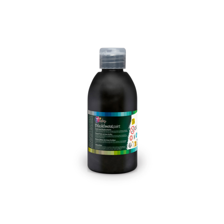 Pintura acrilica tcolors efecto pizarra negra base acrilica bote de 250 ml