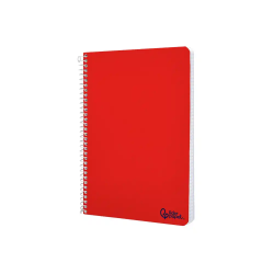 Cuaderno espiral liderpapel a5 witty tapa dura 80h 90gr cuadro 8mm con margen colores surtidos