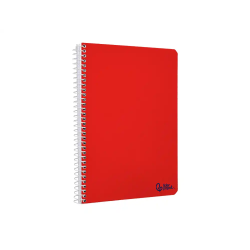 Cuaderno espiral liderpapel a5 witty tapa dura 80h 90gr cuadro 8mm con margen colores surtidos