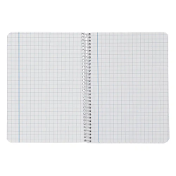 Cuaderno espiral liderpapel a5 witty tapa dura 80h 90gr cuadro 8mm con margen colores surtidos