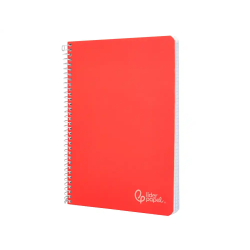 Cuaderno espiral liderpapel a5 witty tapa dura 80h 90gr rayado horizontal 8mm con margen colores surtidos