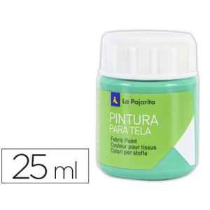 Pintura para tela la pajarita verde esmeralda 25 ml