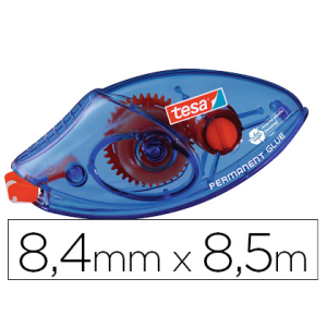 Pegamento tesa roller permanente ecologico desechable 8,4 mm x 8,50 mt
