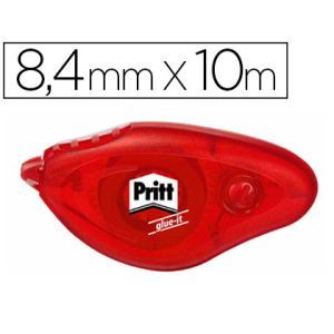 Pegamento pritt roller compact permanente 8,4 mm x 10 mt