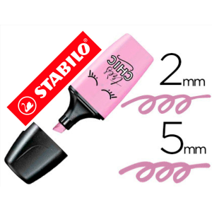 Rotulador stabilo boss mini pastel love brisa violeta