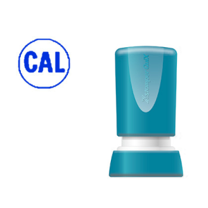 Sello x'stamper quix personalizable color azul redondo diametro 14 mm q-32