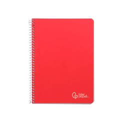 Cuaderno espiral liderpapel a5 witty tapa dura 80h 90gr rayado nº46 con margen colores surtidos