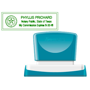 Sello x'stamper quix personalizable color verde medidas 22x69 mm q-18