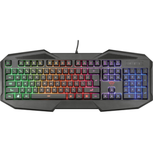 Teclado trust gxt 830-rw avonn gaming iluminacion rainbow usb 2.0 cable 1,4 m