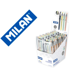 Boligrafo milan p1 silver...