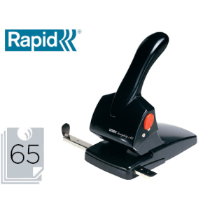 Taladrador rapid hdc65 fashion metalico/abs color negro capacidad 65 hojas