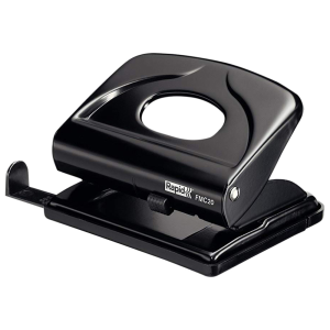 Taladrador rapid fmc20 metalico color negro capacidad 20 hojas