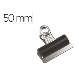 Pinza metalica q-connect pala fija 51 mm caja de 10 unidades